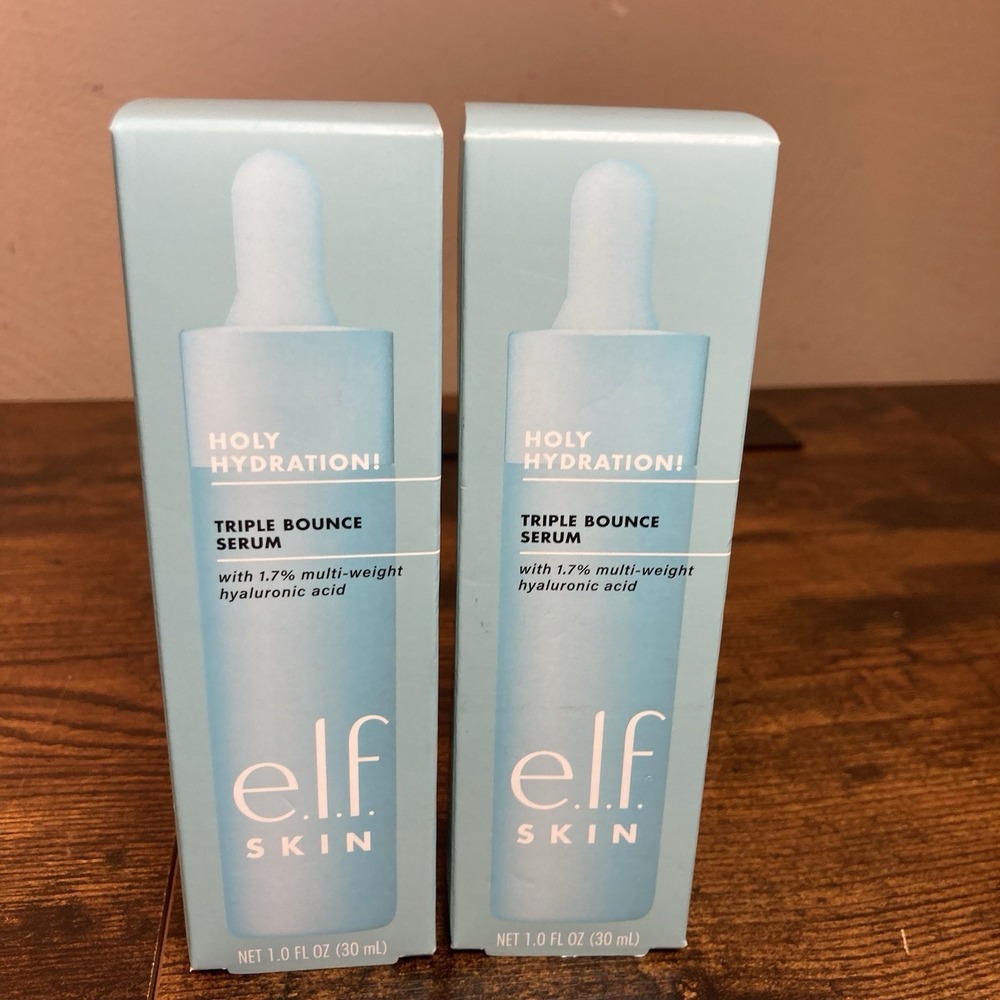 e.l.f. SKIN‎ Holy Hydration! Triple Bounce Serum Lot of 2 New